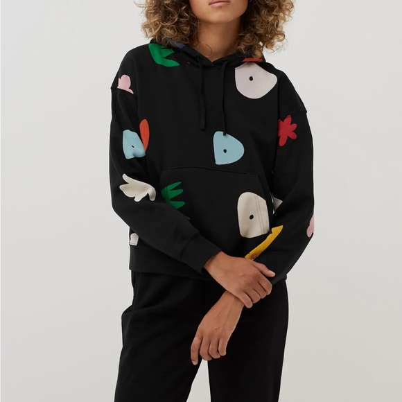 Jordan Tops - JORDAN Artist Series Black Hoodie Brooklyn Fleece Size 1X Womens